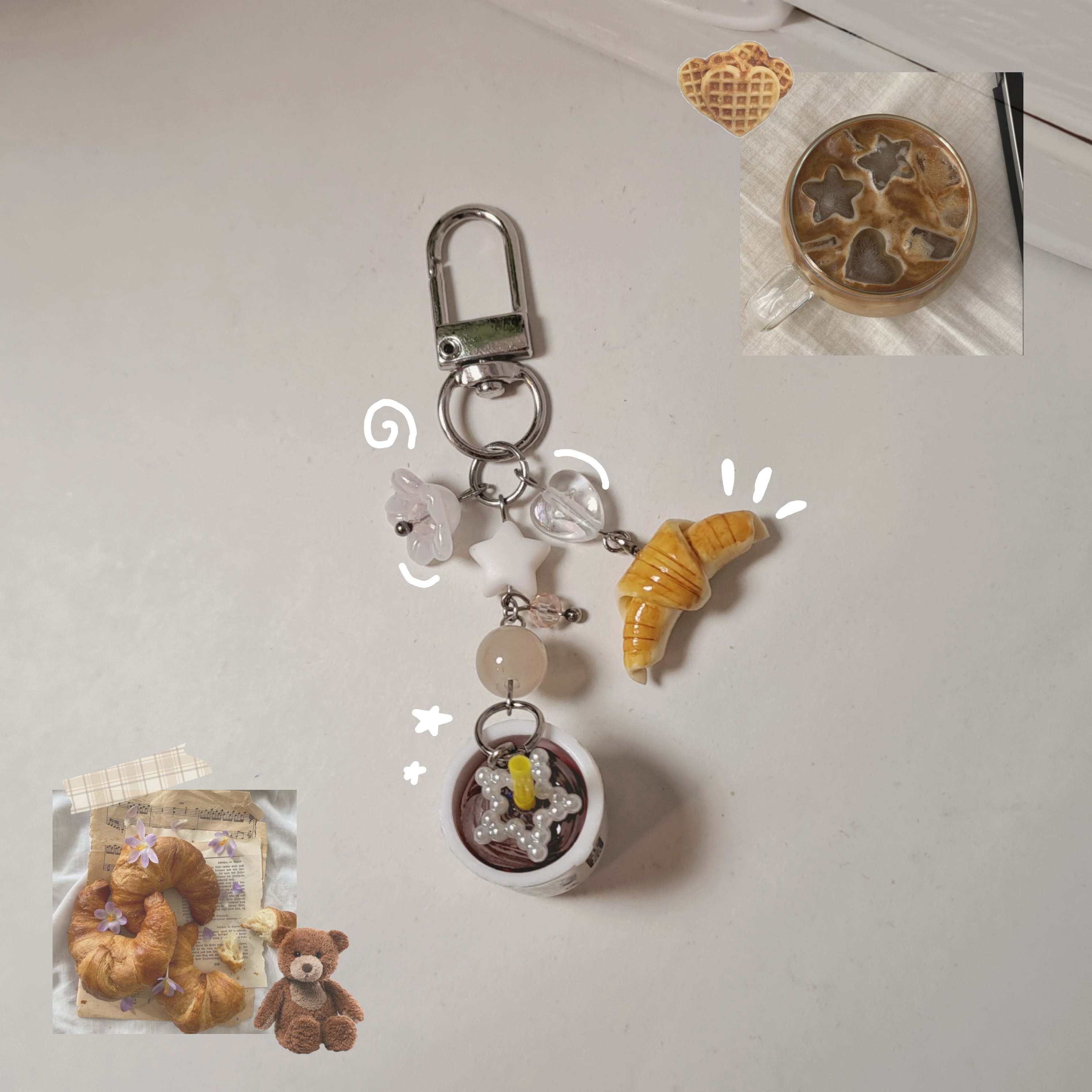 آویز کروسان و استارباکس